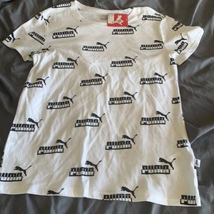 Girls puma t shirt